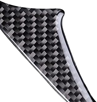 Real Black Carbon Fiber Car Inner Door Pull Handle Panel Switch Frame Decoration Sticker Compatible with Benz Smart Fortwo 2011 2012 2013 2014 2015 Auto Interior Accessories 2pcs - Image 6