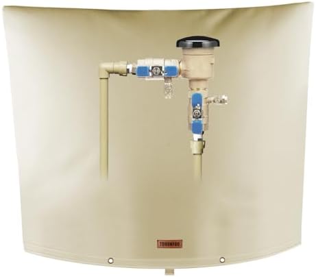 TOHONFOO Backflow Preventer Cover, Pipe Freeze Insulation, 36"Wx30"H, Beige by TOHONFOO