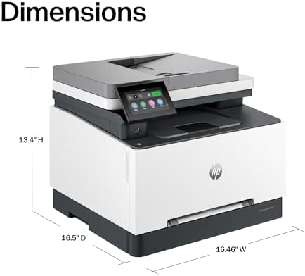 HP Color LaserJet Pro MFP 3301sdw Wireless All-in-One Color Laser Printer, Office Printer, Scanner, Copier, ADF, Duplex, Best-for-Office (499Q3F) - Image 4