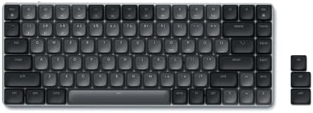 Satechi SM1 75% Mechanical Keyboard, Backlit Bluetooth, Dark Gray/Gray by Satechi