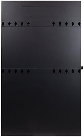 NavePoint 2U Vertical Server Rack Enclosure, Low Profile, 36" Deep, Max Weight Capacity 150 lbs - 2U Network Cabinet Vertical Wall Mount, Perforated, Black - Image 3