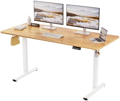 63"x28" Standing Desk, Height Adjustable Sit-Stand for Home Office by ERGOMAKER