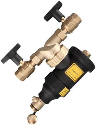 Magnetic Boiler Filter, 3/4 Inch DN20 Connector 5μm Brass Wall Mounted Boiler Magnetic Filter - Image 5