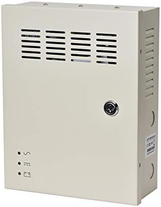 EVERSECU 9 Channel 12V 5Amp DC Metal Boxed Cabinet Regulated UPS Power Supply Unit with Backup Battery Link for Burglar Alarms CCTV Cameras PTZ Access Control (Battery Not Included) - Image 2