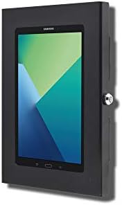 Locking Anti-Theft Metal Case for Samsung Galaxy TAB 8.7" Tablet for Kiosk, POS, Store, Show Display, Time Clock (TAB A7 Lite SM-T220, Black) by TABcare