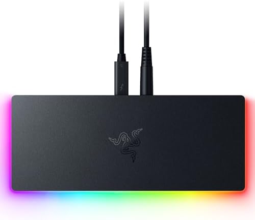 Razer Thunderbolt 5 Dock Chroma, 11 Ports + M.2 SSD Slot, Black by Unknown