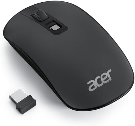 Acer Computer Mouse Wireless, 2.4G Slim USB Mouse for Laptop, PC by Unknown