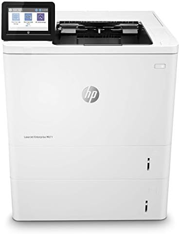 HP Laserjet Enterprise M611x Monochrome Duplex Printer with Dual-Band Wi-Fi and Extra Paper Tray (7PS85A) (Renewed) by Amazon+Renewed
