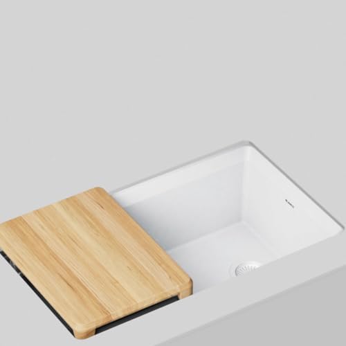 BLANCO Inteos SILGRANIT 33" Single Bowl Workstation Kitchen Sink White - Image 4