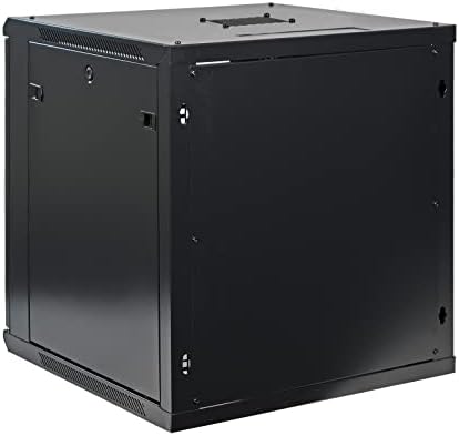 AEONS Pro Series Wall Mount Floor Standing 19-Inch IT Server Rack Network Cabinet Enclosure 12U 24" Mid-Depth Glass Door Black - Image 3