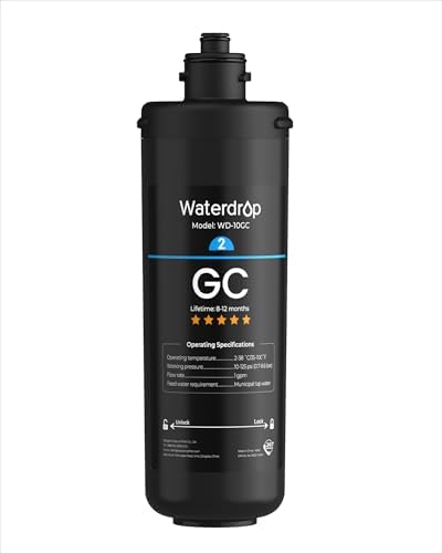 Waterdrop WD-10GC Water Filter Replacement for Waterdrop TSA & TSB 3-stage by Waterdrop