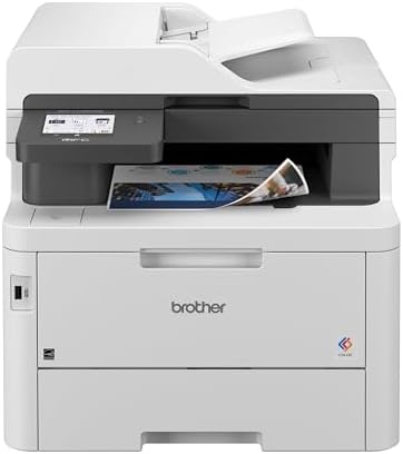 Brother MFCL3780CDW Wireless Digital Color All-in-One Laser Printer, Single Pass Duplex Copy & Scan | Includes 2 Month Refresh Subscription Trial ¹ Amazon Dash Replenishment Ready (Renewed Premium) by Unknown