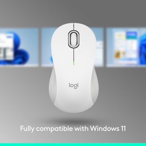 Logitech Signature M550 Wireless Mouse Small to Medium Sized - Off White - Image 5