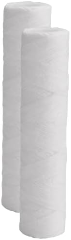 GE FXWSC Whole House Water Filter | Replacement for Water Filtration System | NSF Certified: Reduces Sediment, Rust & Other Impurities from Water | Replace Every 3 Months for Best Results | 2 Filters by Unknown