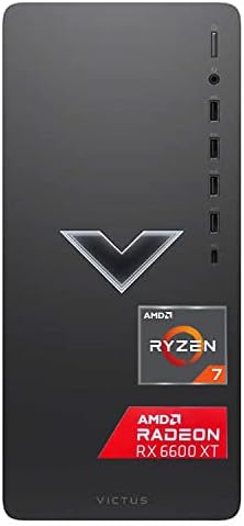 HP 2022 Newest Victus Gaming Desktop, AMD Ryzen 7 5700G Processor(8-core), 32GB DDR4 RAM, 512GB SSD, AMD Radeon RX 6600XT Graphics, 500W Power Supply, Windows 11 Home, Bundle with JAWFOAL by Unknown