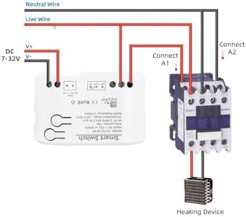 WiFi Wireless Temperature Controller Thermostat, eWeLink App Remote Dry Contact Smart Relay, Compatible with Alexa Google Assistant - Image 5