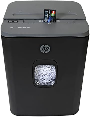 HP - Cross Cut Paper Shredder, 20-Sheet with Slide Top for Office Use - Image 5