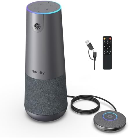 NEARITY 120 Max 4K Video Conference Camera with Mic and Speaker, 5X Zoom by Nearity