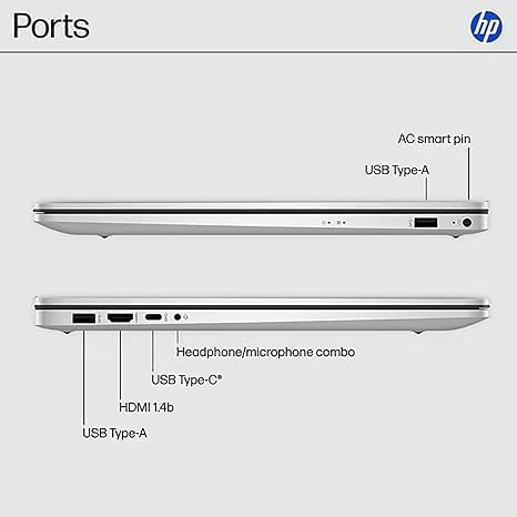 HP 17.3 Inch Touchscreen Laptop for Business | Backlit Keyboard, Fingerprint Reader | Intel 10-Core 13th Gen i5 CPU | 64GB RAM, 2TB SSD | WiFi 6, Bluetooth 5.3 | Lifetime Microsoft 356 for the Web - Image 6