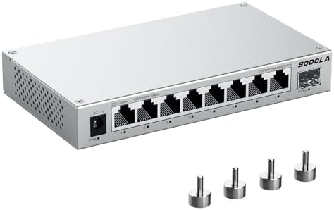SODOLA 8-Port 2.5Gb Web Managed Switch,8 x 2.5G Base-T&1x 10G SFP+ by SODOLAPoENETWORKS