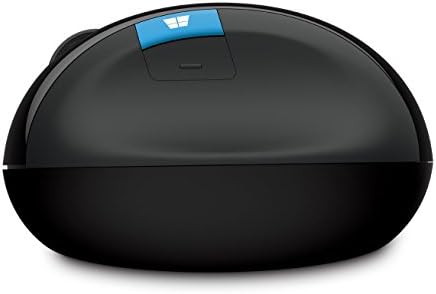 Microsoft Sculpt Ergonomic Mouse, Black - Wireless Mouse for Natural Wrist Comfort with 4-Way Scroll Wheel for PC/Laptop/Desktop, works with Mac/Windows 8/10/11 Computers - Image 5