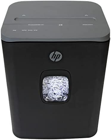 HP - Cross Cut Paper Shredder, 20-Sheet with Slide Top for Office Use - Image 4