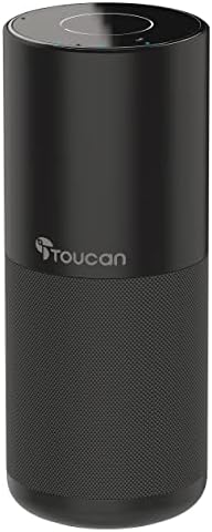 TOUCAN S100 Conference Speakerphone, 360 Voice Pickup, Wireless & USB Speakerphone with AI Noise Reduction, Plug and Play for Zoom, Teams, Home Office Meetings by TOUCAN