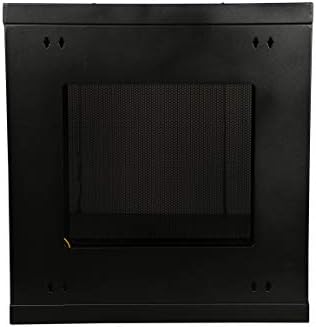 Rosewill 12U 19" Wall Mount Rack Cabinet Enclosure, with 3 Side Locking Mesh Door 16.5" Deep, Switch-Depth, Black - RSWM-12U002 - Image 4