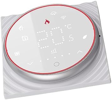 Smart Thermostat for Home Heating, 13mm Panel (White) - Image 7