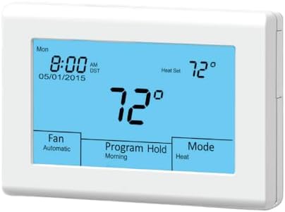 Generic Smart Temp Universal 3H/2C Programmable Touchscreen Thermostat, White, 44-850 by Unknown