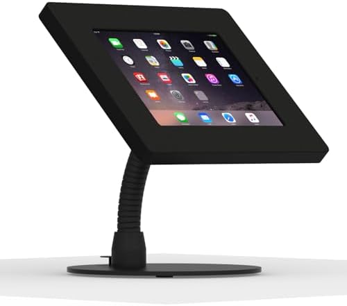 VidaMount Black Home Button Covered Enclosure and Portable Flexible Stand [Bundle] Compatible with iPad 2/3/4 by VidaMount
