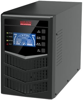MARUSON 1000VA Online UPS, Double-Conversion Battery Backup, DSP, TUV by MARUSON