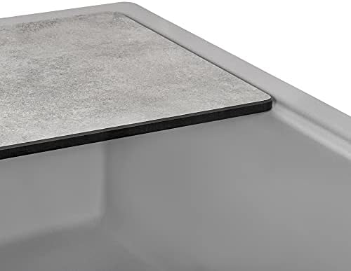 Ruvati 33-in Urban Gray Granite Workstation Drop-in Sink - RVG1302UG - Image 5