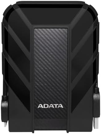 ADATA HD710 Pro - 2 TB External Hard Drive - Shockproof, Waterproof & Dustproof - Durable Storage - For Gamers, Students & Professionals - Mac, PC & Linux Compatible - Black - AHD710P-2TU31-CBK by ADATA