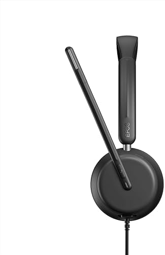 EPOS IMPACT 860 Dual-Sided Wired USB C and USB A Headset for PC with Noise-Canceling Mic, Super Wideband Audio, High-Performance Sound, Comfortable Fit for Business Calls & Office Use, Multi Compatibl by EPOS