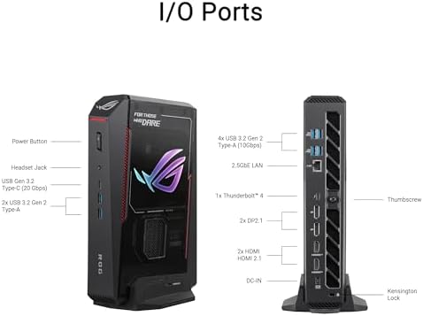 ROG NUC 16 Gaming Mini PC, AI Desktop | Ultra 7 270HX Plus, RTX 5060 GPU - Image 2