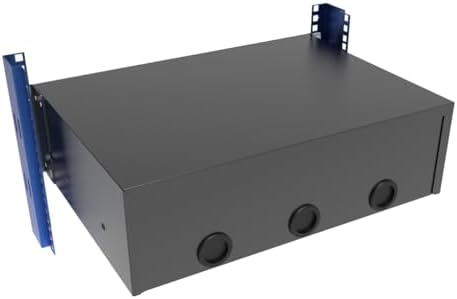 3U Server Cabinet Case 19" Rack Mount Lockable Drawer with Key - Image 6