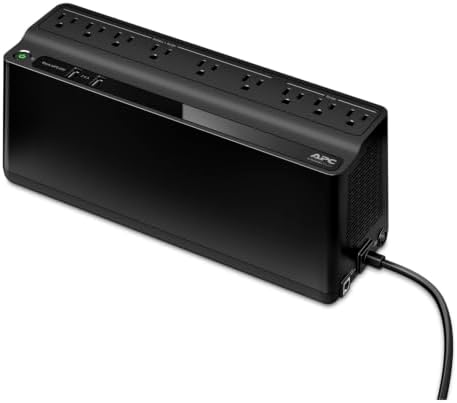 APC BE850G2 UPS Battery Backup & Surge Protector for Computer, Router, NAS by APCbySchneider-Electric