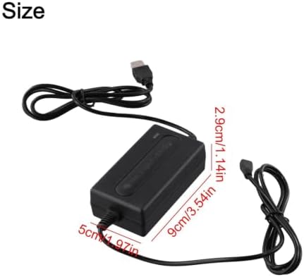 5V 2A Uninterruptible Power Supply with 3200MAh Mini Ups Battery Backup for Modem, Security Camera, and USB Devices, Smart Charging with Over-Temperature and Over-Current Protection, Black - Image 2