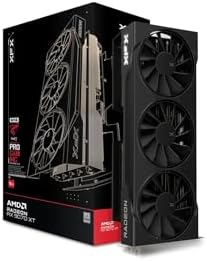 XFX Swift AMD Radeon RX 9070 XT Triple Fan Gaming Edition with 16GB GDDR6 HDMI 3xDP, RDNA 4 RX-97TSWF3B9, Graphics Card, Compatible with Desktop PCs by XFX