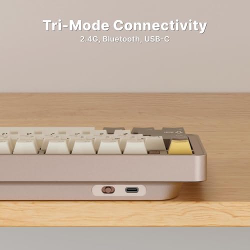 EVO75 Mechanical Keyboard (Spray-Coated Nova White, FR4) - Image 4