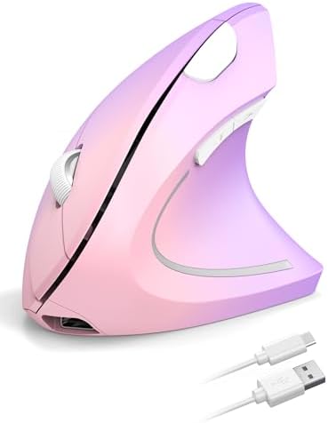 TECKNET Wireless Ergonomic Mouse, Rechargeable Wireless Vertical Mouse by Tecknet