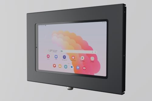 Locking Anti-Theft Metal Case for Samsung Galaxy TAB 8.7" Tablet for Kiosk, POS, Store, Show Display, Time Clock (TAB A7 Lite SM-T220, Black) - Image 3