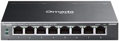 Omada ES208GP, 8 Port Gigabit Easy Managed PoE Switch by TP-Link