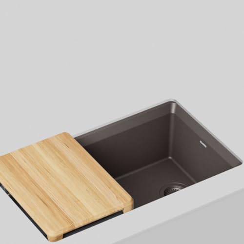 BLANCO Inteos SILGRANIT 33" Single Bowl Workstation Kitchen Sink Café - Image 3