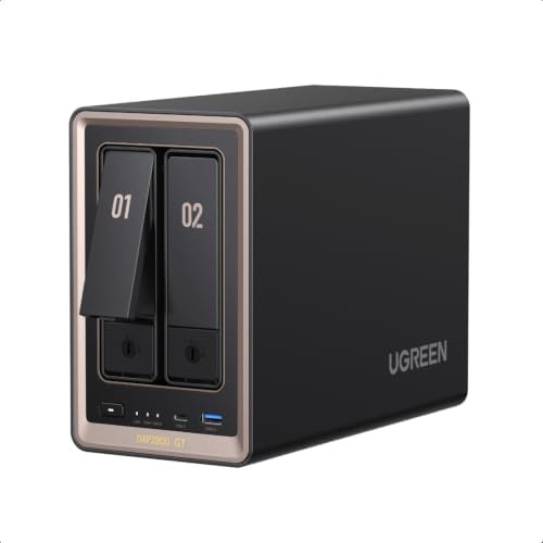 UGREEN DXP2800 GT NAS for Smart Home Enthusiasts, Creators & Freelancers by UGREEN