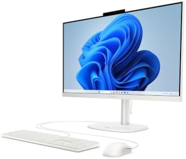 HP OmniStudio 24" Full HD All-in-One Desktop Computer | Intel Quad-Core CPU | 8GB DDR5 RAM, 640 Storage(128GB SSD+512GB External) | WiFi 6, Bluetooth 5.4, Keyboard & Mouse, Windows 11 - Image 3