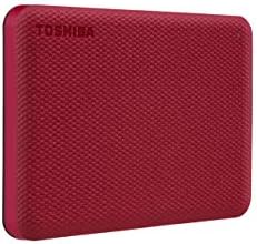 Toshiba Canvio Advance 2TB Portable External Hard Drive USB 3.0, Red - HDTCA20XR3AA by Toshiba