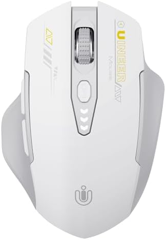 Uineer Bluetooth Mouse, Tri-Mode Wireless, Rechargeable, 3-Device Switch by UINEER