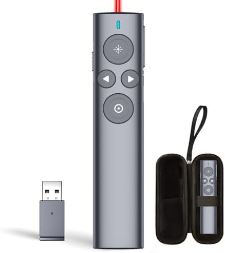 Norwii N95s Presentation Clicker with Digital Laser Pointer for TV Screen by Norwii